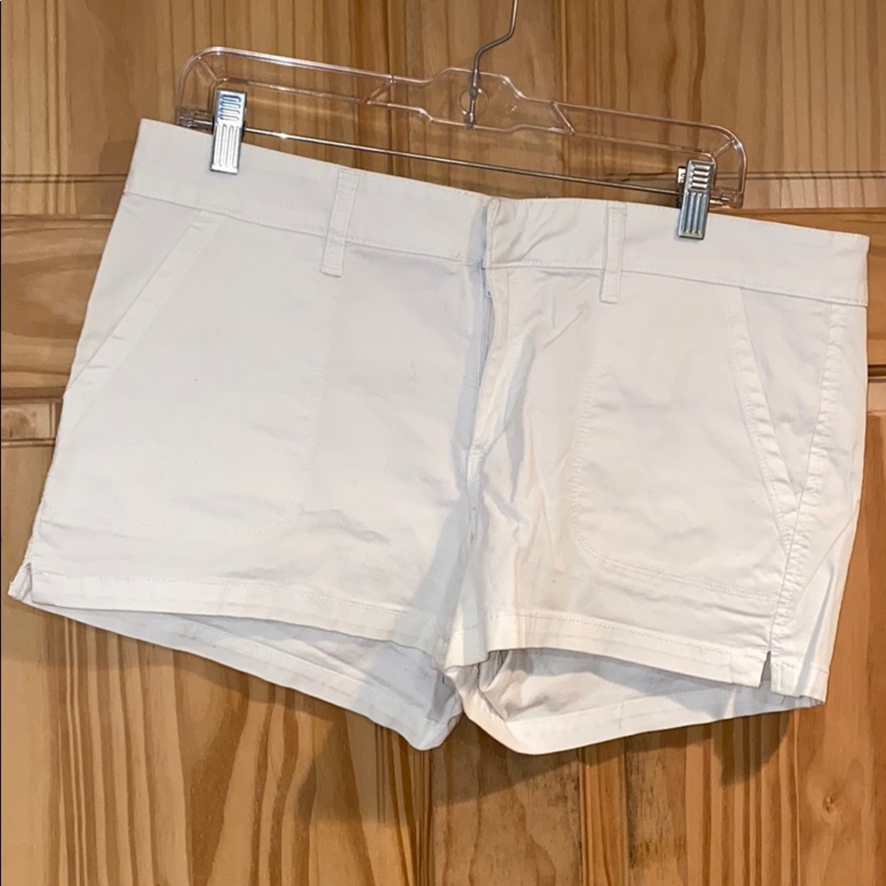 Women’s white shorts
